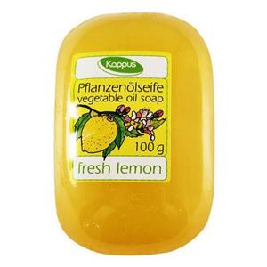 صابون گلیسرینه میوه‌ای کاپوس مدل Fresh Lemon وزن 100 گرم Kappus Fresh Lemon Vegetable Oil Soap 100gr