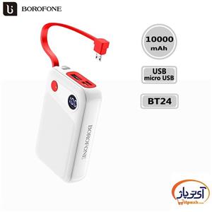 شارژر همراه بروفون مدل BT24 MICRO ظرفیت 10000 میلی امپر ساعت Borofone 10000mAh Power Bank 