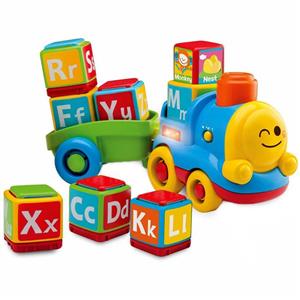 بازی آموزشی بلو باکس مدل Pop N Learn Train Blue Box Pop N Learn Train Educational Game