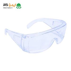 عینک محافظ پزشکی شفاف بغلدار 