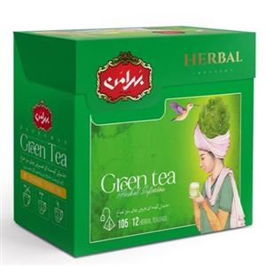 دمنوش چای سبز نعناع بهرامن 12 عددی 