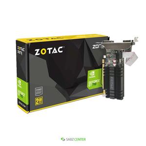 کارت گرافیک زوتک مدل ZOTAC GEFORCE GT 710 2GB DDR3 کارت گرافیک زوتاک مدل ZT-71302-20L GT710 2GB