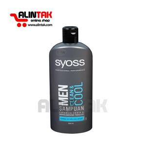 شامپو سایوس مردانه حجم 500 میلی لیتر syoss men clean cool shampoo 