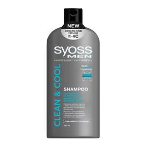 شامپو سایوس مردانه حجم 500 میلی لیتر syoss men clean  cool shampoo 