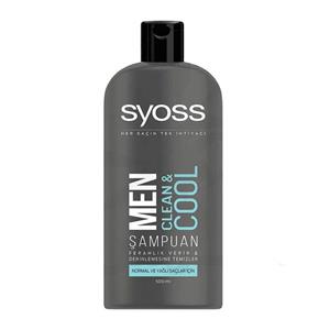 شامپو سایوس مردانه حجم 500 میلی لیتر syoss men clean cool shampoo 