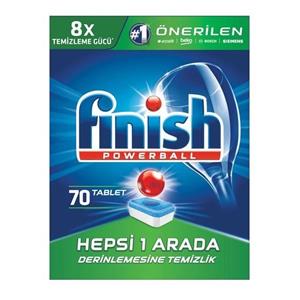 قرص ماشین ظرفشویی مدل هپسی 1 ارادا فینیش 70عددی Finish powelball hepsi 1 arada 