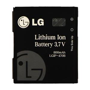 باتری اورجینال ال جی LGIP-470B ظرفیت 800 میلی آمپر ساعت