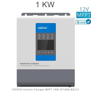 اینورتر شارژر 1KW و 12V سری MPPT تمام سینوسی مدل UP1000-M3212 برند EPEVER
