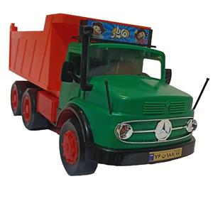 اسباب بازی کامیون مایلر (خوش رکاب) پلاستیکی 1:12 سبز 