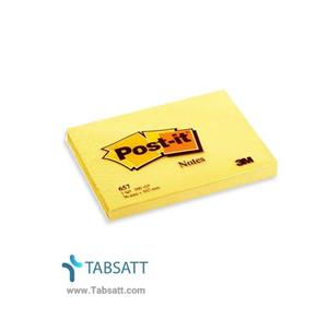 کاغذ یادداشت چسب دار پست ایت کد 657 - بسته 100 عددی Post-it Sticky Notes Code 657 - Pack of 100