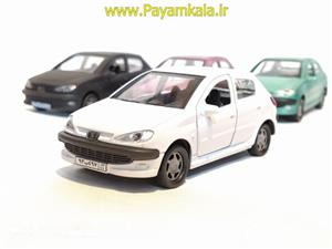 ماشین فلزی اسباب بازی پژو 206(کد1508)