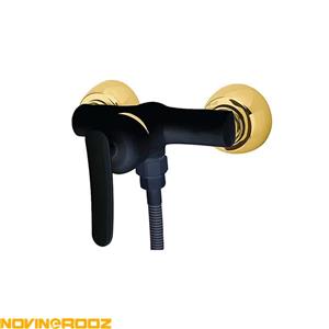 شیر توالت فیروزه مدل رویال مشکی طلایی