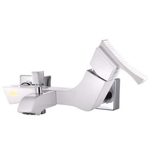 شیر حمام درخشان مدل پرنس سفید