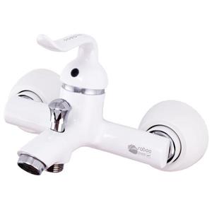 شیر حمام رابو مدل آمیتیست سفید کروم