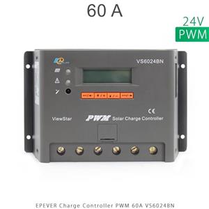 شارژ کنترلر 60A و 24V مدل PWM سری VS6024BNبرند EPEVER Solar Charge Controller Series 