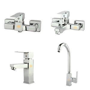 ست شیرآلات بهسازان مدل البرز کروم