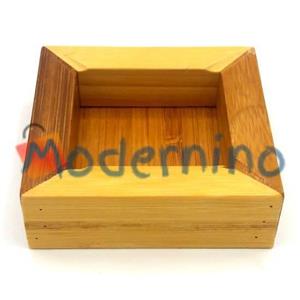 زیر سیگاری بامبو طرح مربع