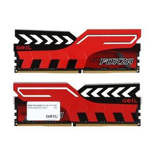 رم کامپیوتر ژل اوو فورزا دو کاناله 16 گیگابایت فرکانس 3000 مگاهرتز GEIL EVO Forza DDR4 16GB 3000Mhz CL15 Dual Channel Desktop RAM