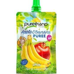 پوره ساندیسی سیب و موز لند Pureeland 