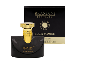 عطر جیبی زنانه برندینی Brandini مدل Black Jasmine حجم ۲۵ میلی‌لیتر Brandini Black Jasmine Eau De Parfum For Woman 25ml