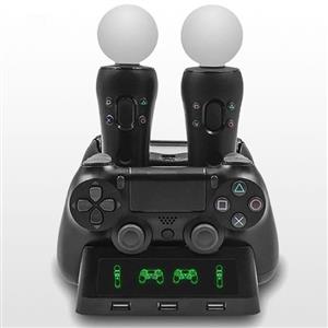 پایه شارژر دوال شاک 4 و کنترلر موو iplay Charging Dock for PS4 Controller