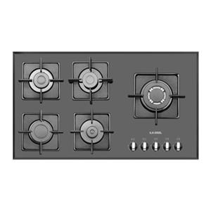 اجاق گاز 5 شعله شیشه ای ایلیا استیل مدل :G 504