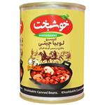 کنسرو لوبیا چیتی با قارچ خوشبخت ۳۸۰ گرمی