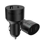 Tronsmart 2 Ports Type-C Car Charger 42W - Black