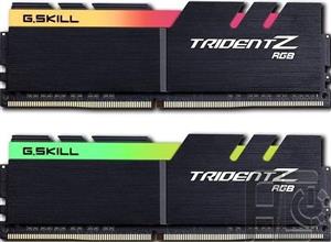 رم جی اسکیل  Trident Z RGB 16GB 8GBx2 4000MHz CL18 RAM: GSkill Trident Z RGB 2×8GB=16GB DDR4 4000MHz CL18