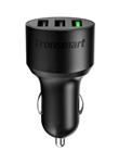 Tronsmart 3 Ports USB Car Charger QC3.0 42W - Black