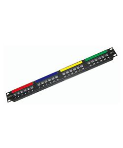 پچ پنل 24 پورت محافظ دار دینتک Cat6