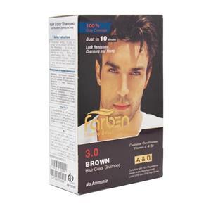 شامپو رنگ قهوه ای اقایان فاربن 3.0 Farben Brown Men Hair Color Shampoo 