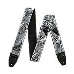 بند گیتار دانلوپ Dunlop ILD02 ILOVEDUST Black & White Vortex Guitar Strap