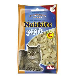 اسنک گربه نوبیتس با طعم شیر نوبی Nobby Nobbits Milk 