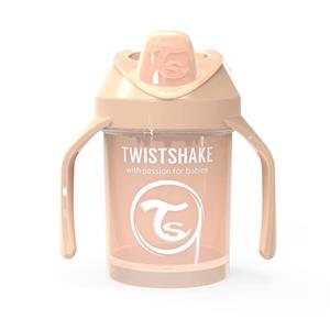 لیوان آبمیوه خوری 230 میل بژ تویست شیک Twistshake
