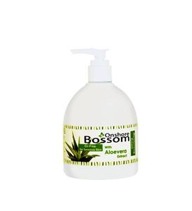 کرم مرطوب کننده بوسوم مدل آلوئه ورا حجم 250 میلی لیتر Bossom Aloevera Extract Cream 250ml