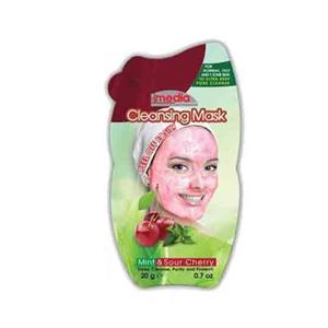 ماسک صورت مدیا مدل پیل آف نعناع و آلبالو MEDIA MINT AND SOUR CHERRY CLEANSING MASK