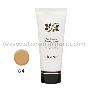 کرم پودر ضد چروک شماره 4 حجم 40 میلی لیتر سینره  Cinere Foundation Anti Resisting Cream No.4 40ml