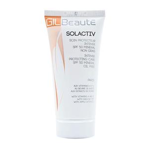 کرم ضد افتاب ژیل بوته GIL BEAUTE رنگی SPF 50 حجم ۵۰ میل Gil Beaute Solactiv Mineral Tinted Sunscreen Cream Spf50 