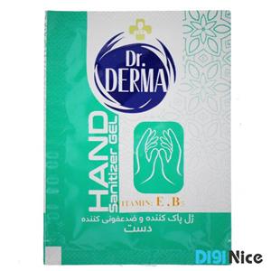 ژل ضدعفونی کننده دست 60 میلی دکتر درما Dr Derma Hand Sanitizer Gel 60ml 