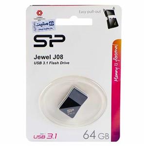 فلش 64 گیگ سیلیکون پاور SP Jewel J08 