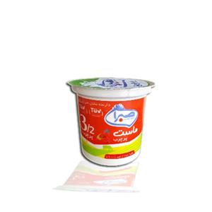 شل 6 تایی ماست پرچرب صبرا 600 گرمی