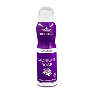 اسپری دئودورانت رکورد مدل Midnight Rose حجم 150 میلی لیتر