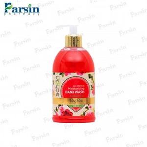 مایع دستشویی آنتی باکتریال شفاف قرمز رزی رز Schon- 500ml 