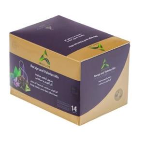 دمنوش گیاهی گل گاو زبان و سنبلطیب آرسیس - بسته 14 عددی