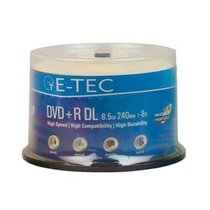 DVD خام 8.5 گیگابایتی - DVD 9 ایتک E-TEC 