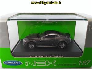 ماکت مینیاتوری استون مارتین(ASTON MARTIN V12 VANTAGE  BY WELLY)(1:87)نوک مدادی 