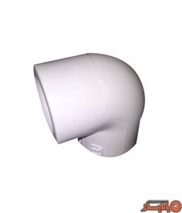 زانو تبدیل 90 درجه پلی پروپلین (سفید) نیک بسپار یزد