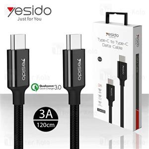 کابل Type C به Type C فست شارژ یسیدو Yesido CA29 QC3.0 Cable توان 60 وات