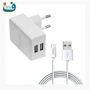 شارژر دیواری انرجایزر مدل ACW2CEUUMC3 به همراه کابل microUSB 